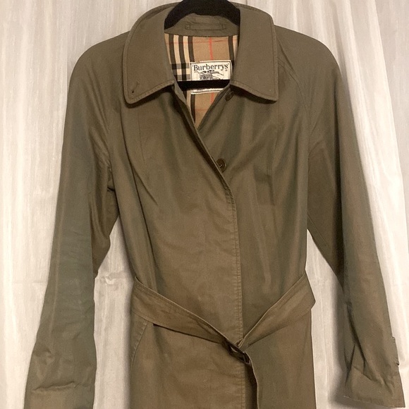 Vintage Burberry Burberry’s Trench Olive Green